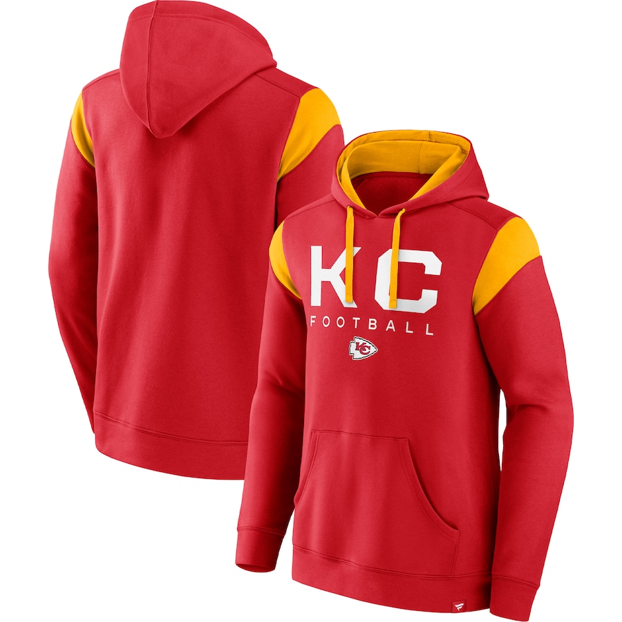 Kansas City Chiefs Red Call The Shot Pullover Hoodie - Man Kansas City Chiefs Red Call The Shot Pullover Hoodie - Man