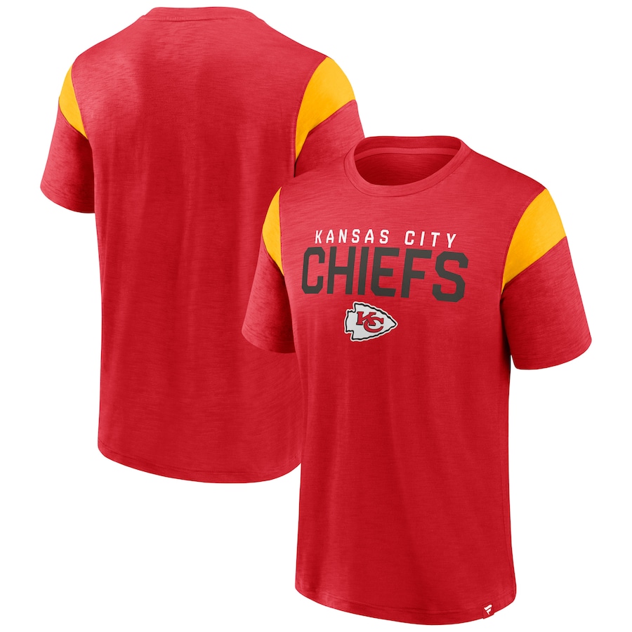 Kansas City Chiefs Red Home Stretch Team T-Shirt - Man Kansas City Chiefs Red Home Stretch Team T-Shirt - Man