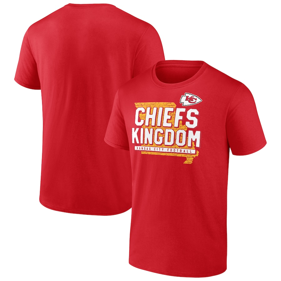 Kansas City Chiefs Red Hometown Collection Prime Time T-Shirt - Man Kansas City Chiefs Red Hometown Collection Prime Time T-Shirt - Man