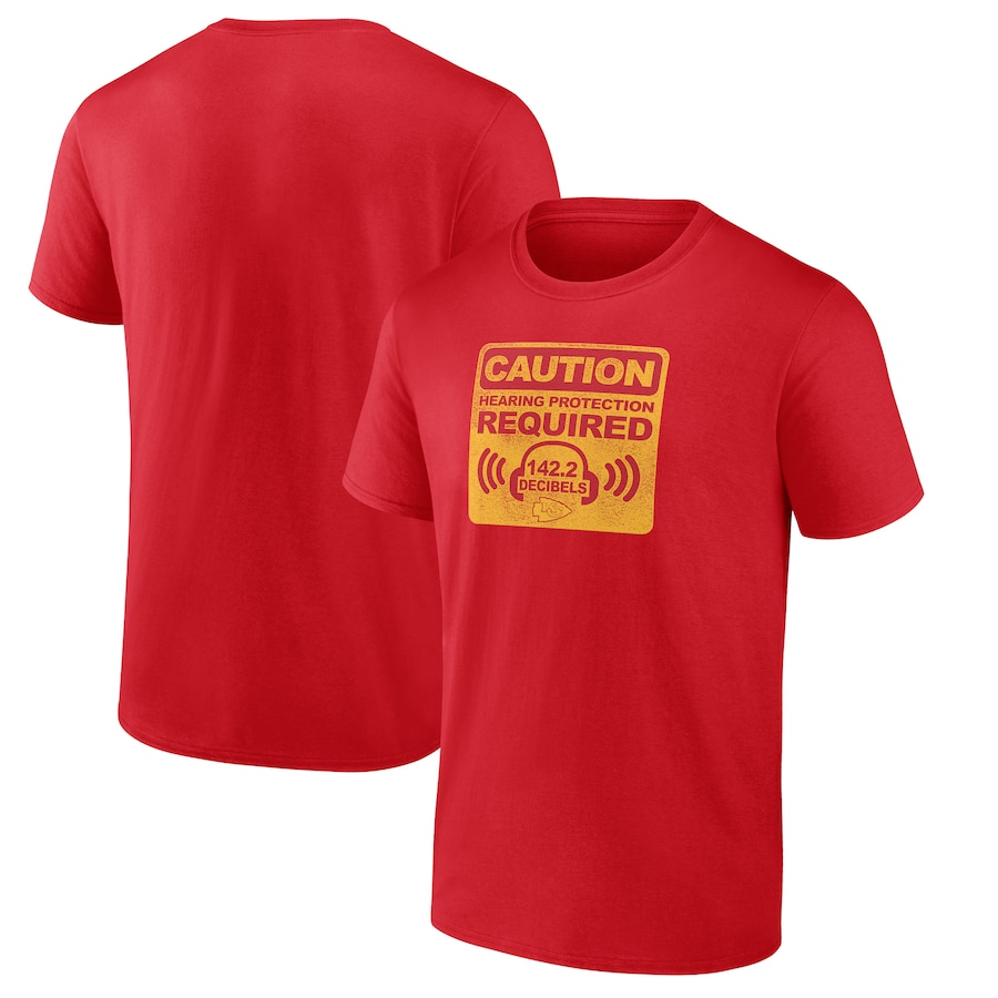Kansas City Chiefs Red Open Receiver T-Shirt - Man Kansas City Chiefs Red Open Receiver T-Shirt - Man
