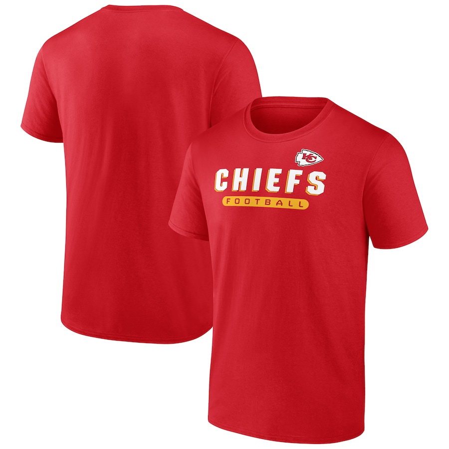 Kansas City Chiefs Red Spirit T-Shirt - Man Kansas City Chiefs Red Spirit T-Shirt - Man