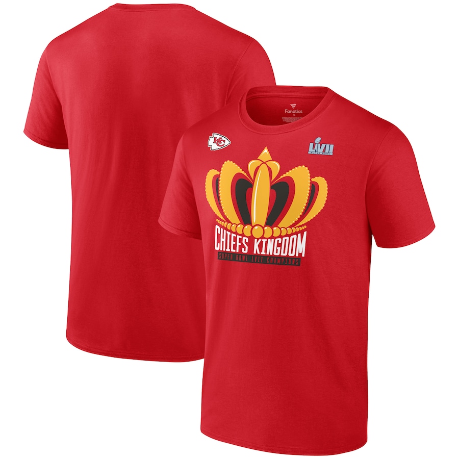 Kansas City Chiefs Red Super Bowl LVII Champions Last Standing T-Shirt - Man