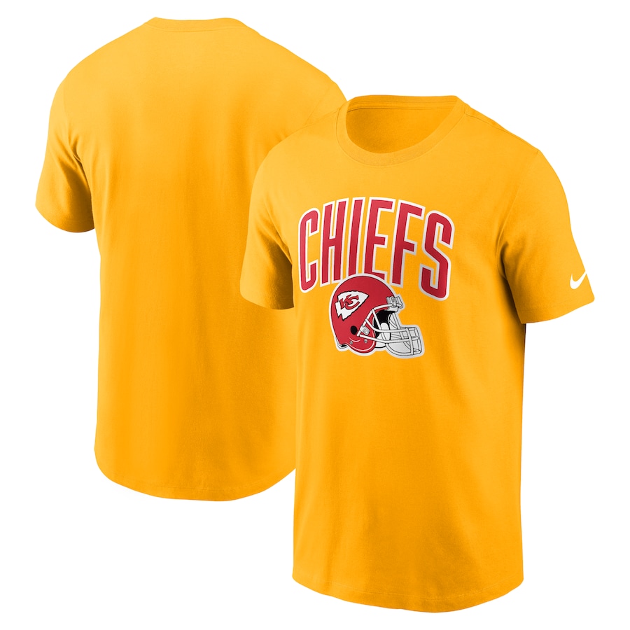 Kansas City Chiefs Football Gold Team Athletic T-Shirt - Man Kansas City Chiefs Football Gold Team Athletic T-Shirt - Man