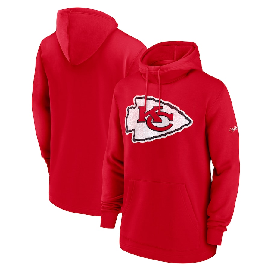 Kansas City Chiefs Football Red Classic Pullover Hoodie - Man