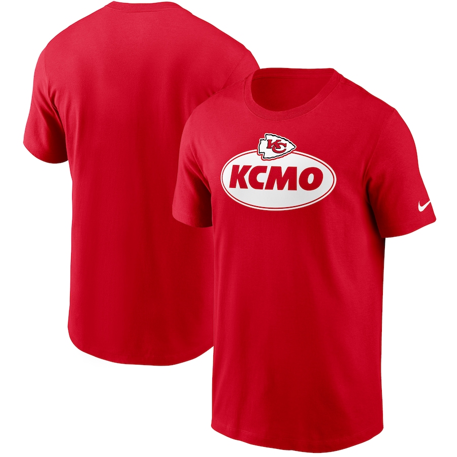 Kansas City Chiefs Football Red Hometown Collection KCMO T-Shirt - Man Kansas City Chiefs Football Red Hometown Collection KCMO T-Shirt - Man