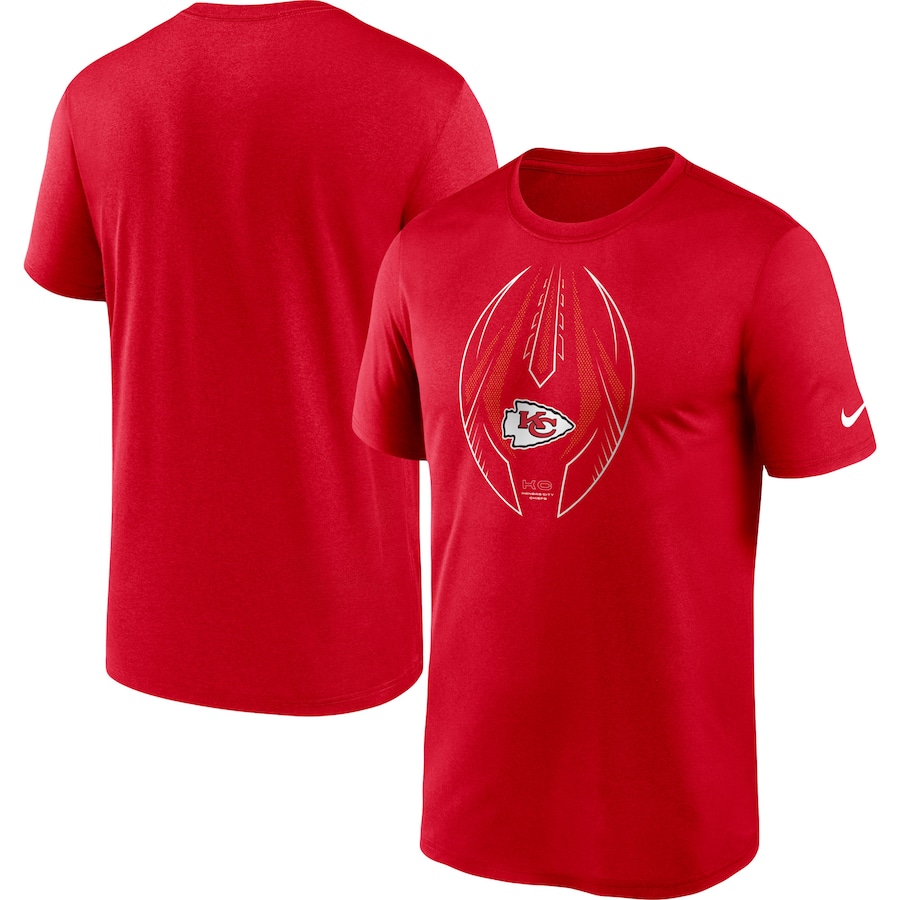 Kansas City Chiefs Football Red Team Legend Icon Performance T-Shirt - Man