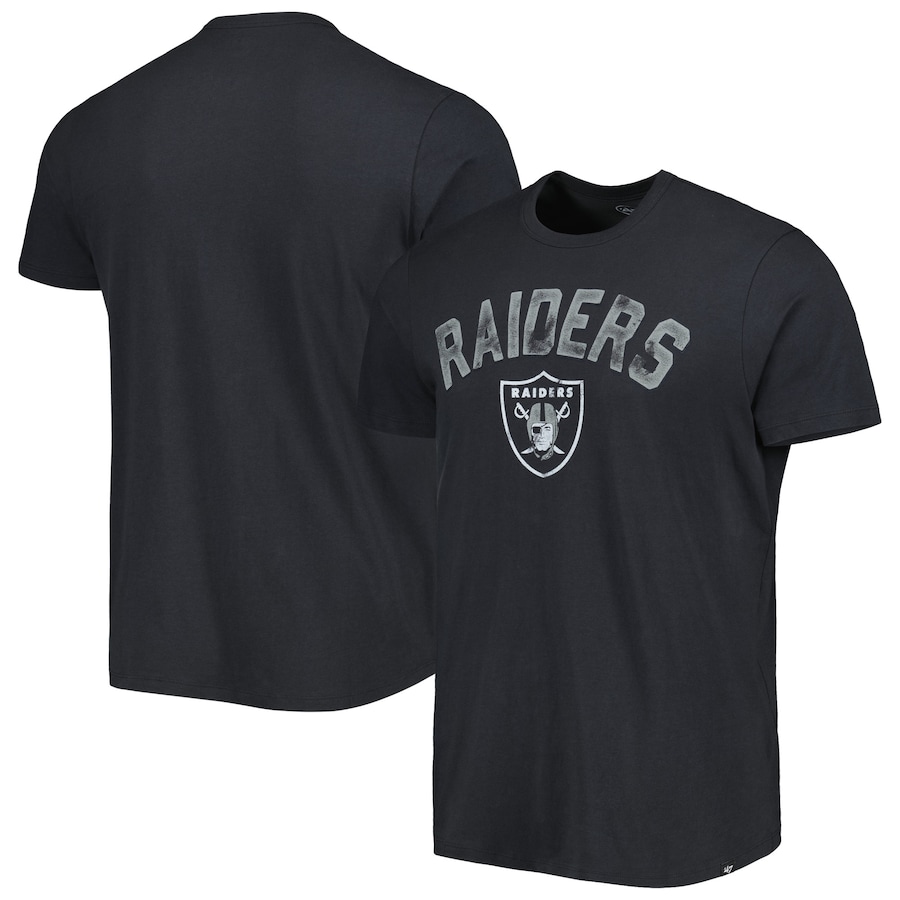 Las Vegas Raiders '47 Black All Arch Franklin T-Shirt - Man