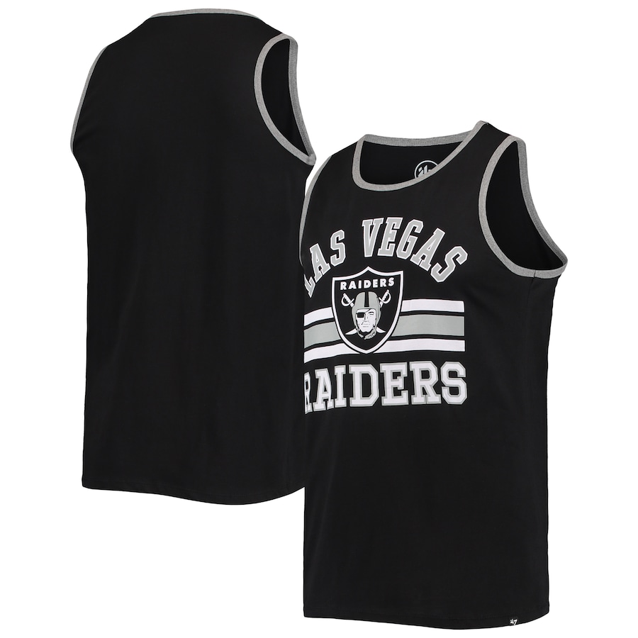 Las Vegas Raiders '47 Black Edge Super Rival Tank Top - Man