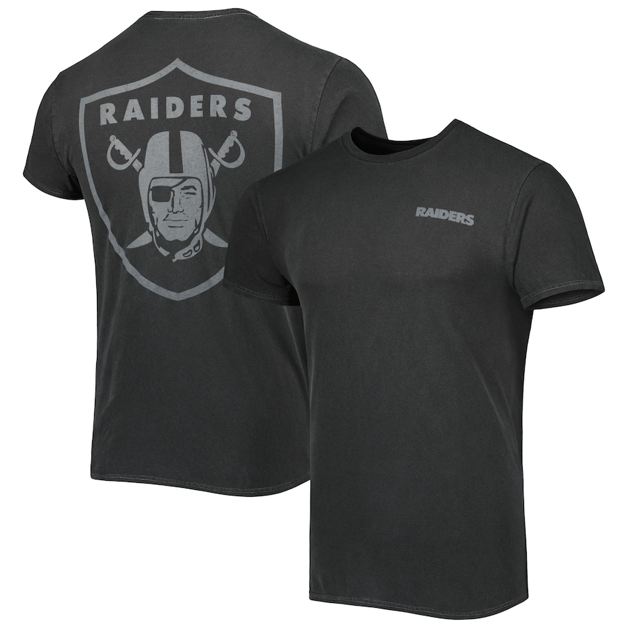 Las Vegas Raiders '47 Black Fast Track Tonal Highlight T-Shirt - Man