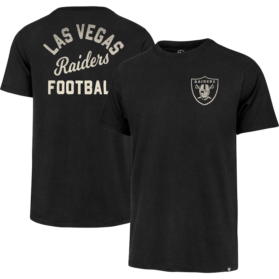Las Vegas Raiders '47 Black Turn Back Franklin T-Shirt - Man