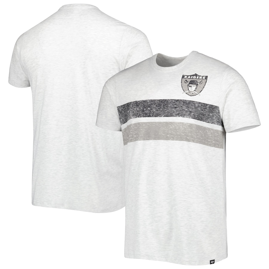 Las Vegas Raiders '47 Heathered Gray Franklin Bars Bond T-Shirt - Man