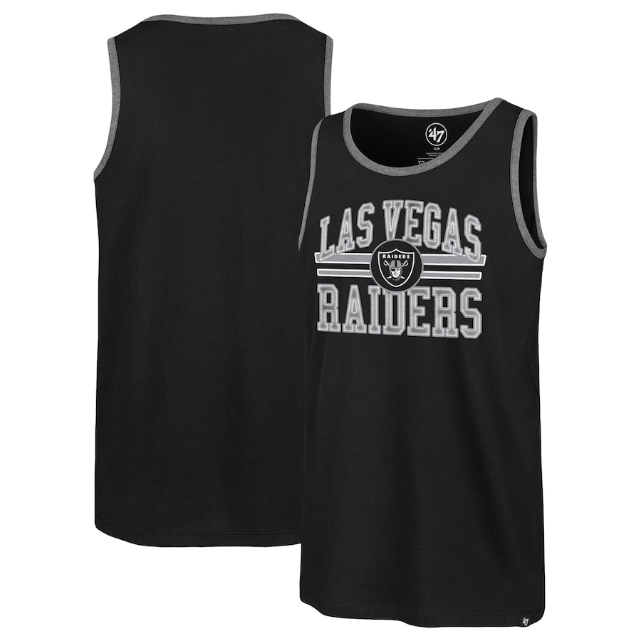 Las Vegas Raiders '47 Black Winger Franklin Tank Top - Man