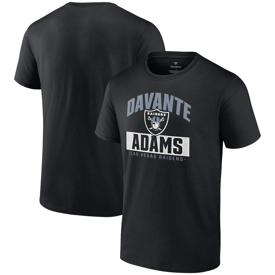 Las Vegas Raiders Davante Adams Black Hometown T-Shirt - Man Las Vegas Raiders Davante Adams Black Hometown T-Shirt - Man