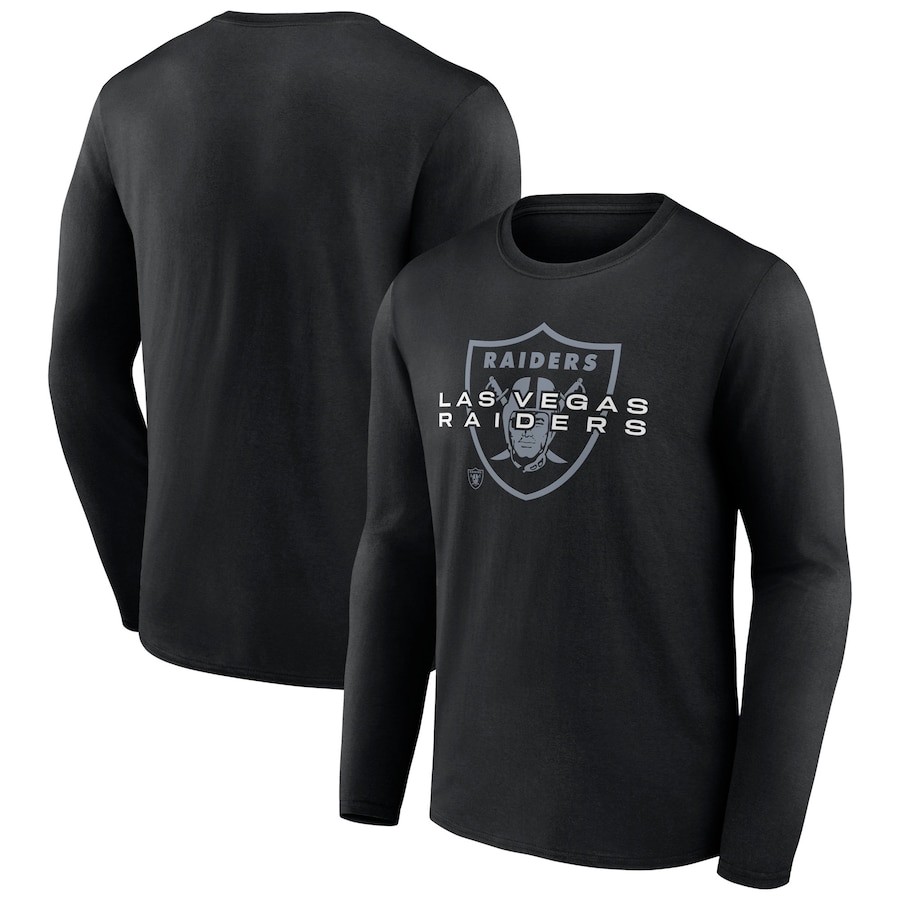 Las Vegas Raiders Black Advance to Victory Long Sleeve T-Shirt - Man