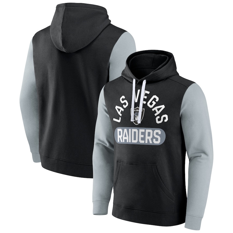 Las Vegas Raiders Black Extra Point Pullover Hoodie - Man Las Vegas Raiders Black Extra Point Pullover Hoodie - Man