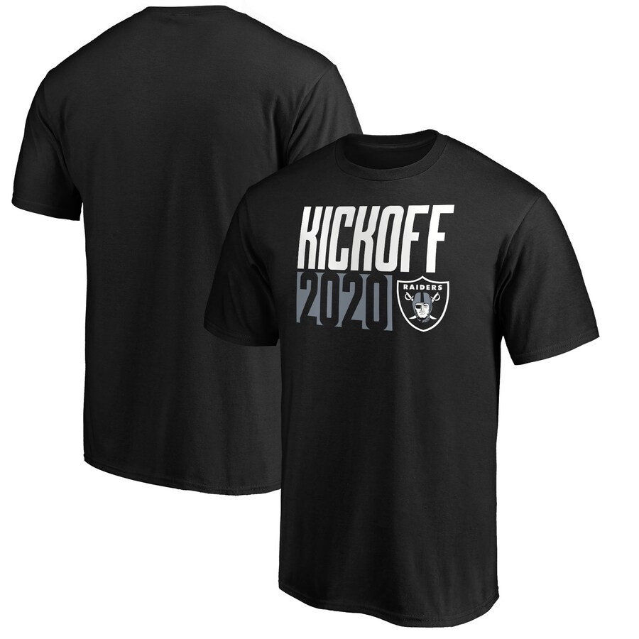 Las Vegas Raiders Black Kickoff 2020 T-Shirt - Man