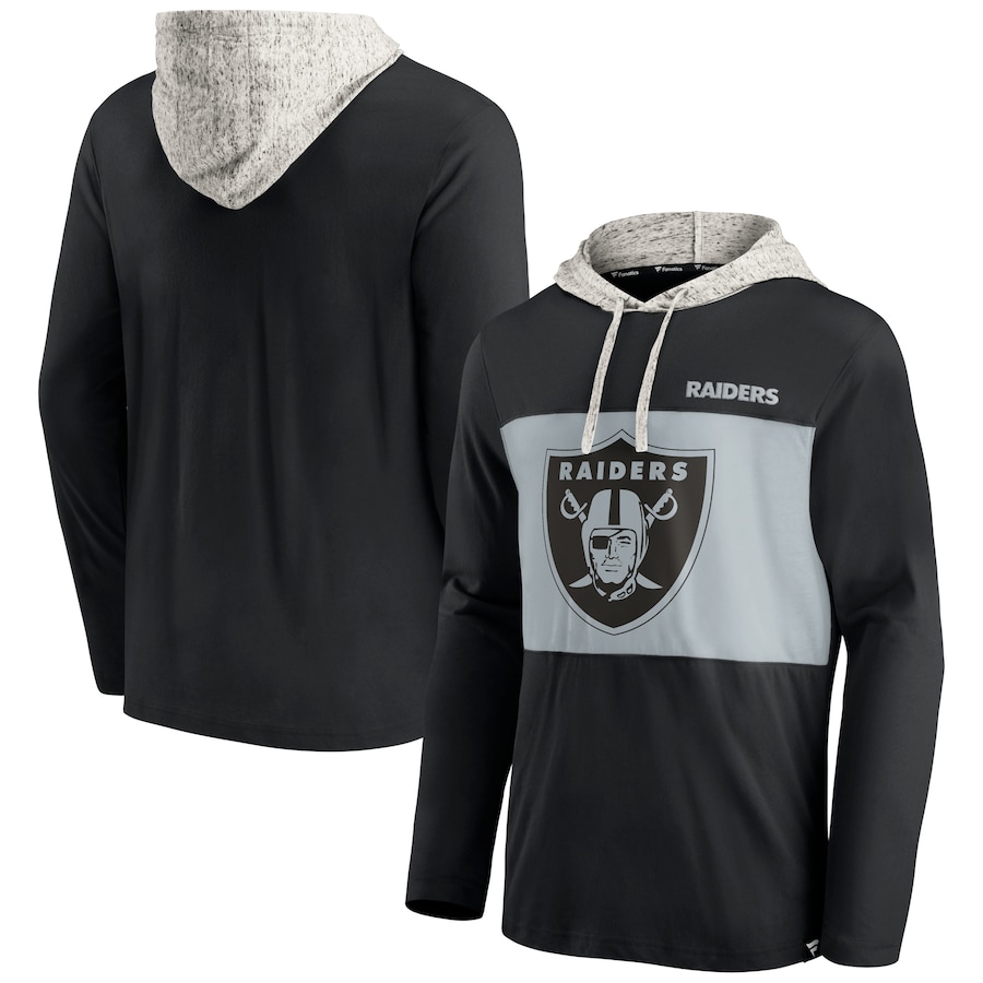 Las Vegas Raiders Black Long Sleeve Hoodie T-Shirt - Man