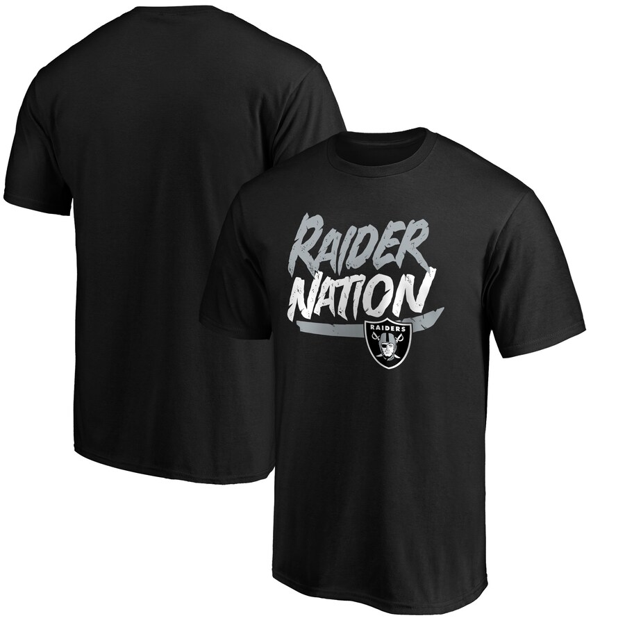 Las Vegas Raiders Black Raider Nation Hometown T-Shirt - Man