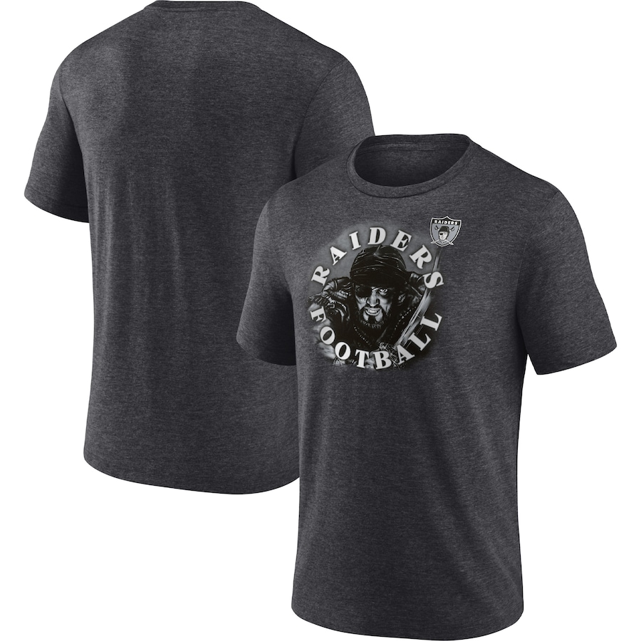 Las Vegas Raiders Heathered Charcoal Sporting Chance T-Shirt - Man