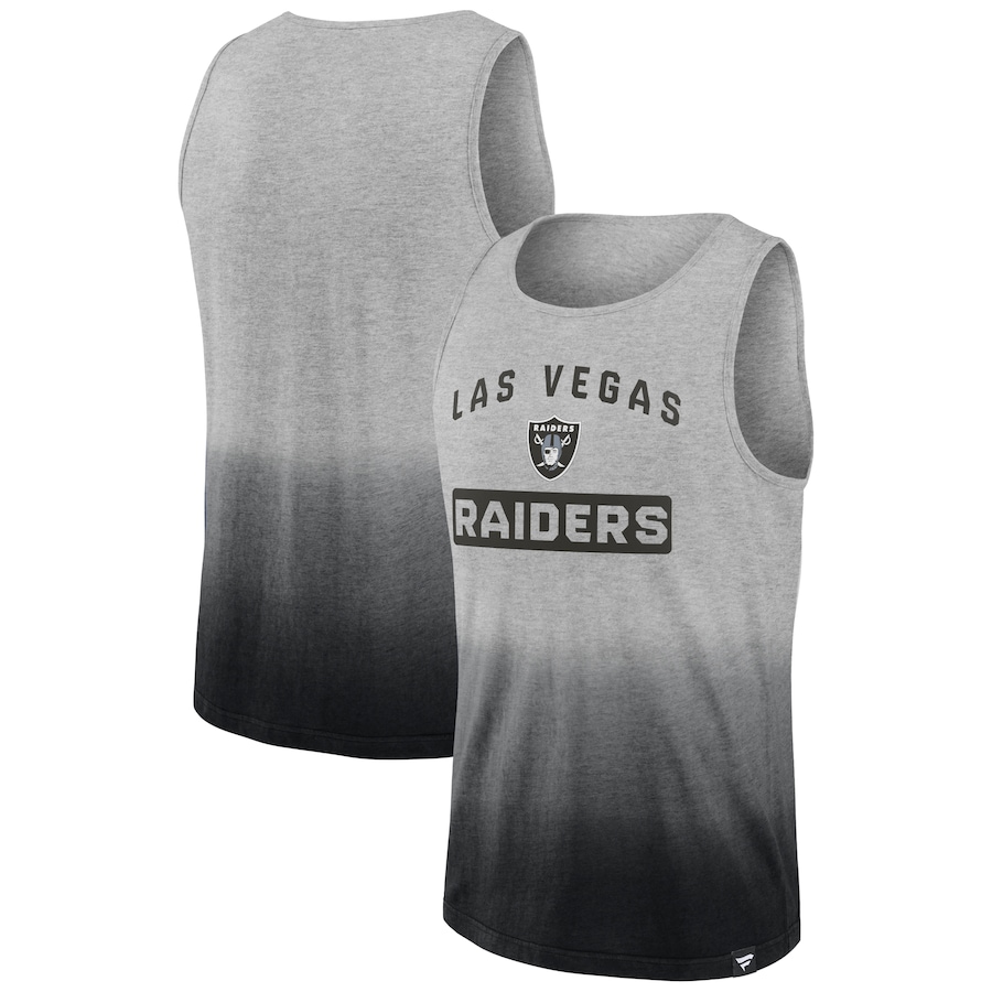 Las Vegas Raiders Heathered Gray/Black Our Year Tank Top - Man Las Vegas Raiders Heathered Gray/Black Our Year Tank Top - Man