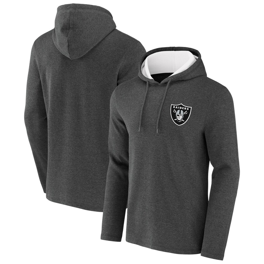 Las Vegas Raiders NFL x Darius Rucker Collection by USASportsStoreHeathered Charcoal Waffle Knit Pullover Hoodie - Man Las Vegas Raiders NFL x Darius Rucker Collection by USASportsStoreHeathered Charcoal Waffle Knit Pullover Hoodie - Man