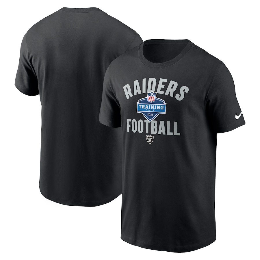 Las Vegas Raiders Football Black 2022 Training Camp Athletic T-Shirt - Man Las Vegas Raiders Football Black 2022 Training Camp Athletic T-Shirt - Man
