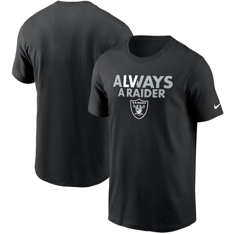 Las Vegas Raiders Football Black Hometown Collection Always T-Shirt - Man Las Vegas Raiders Football Black Hometown Collection Always T-Shirt - Man