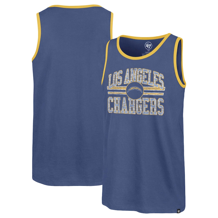 Los Angeles Chargers '47 Blue Winger Franklin Tank Top - Man