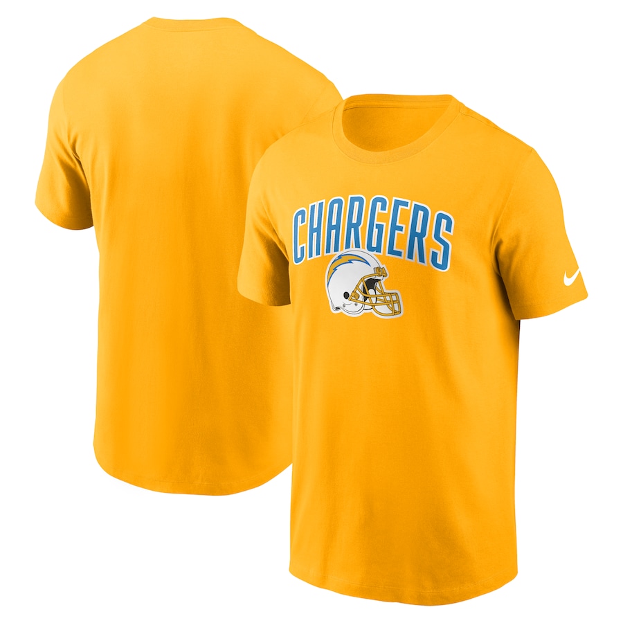 Los Angeles Chargers Football Gold Team Athletic T-Shirt - Man
