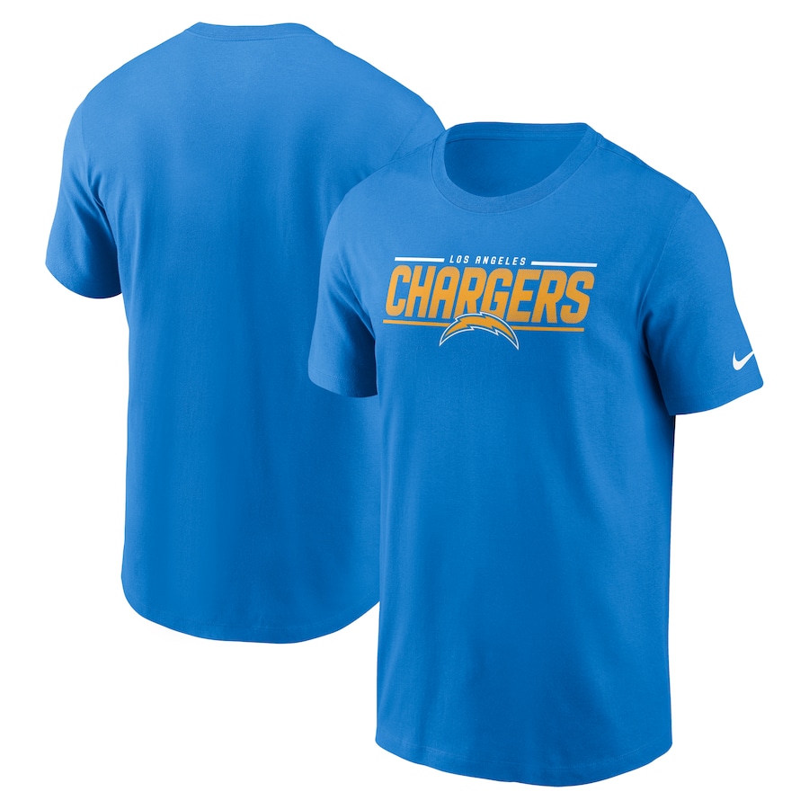 Los Angeles Chargers Football Powder Blue Muscle T-Shirt - Man