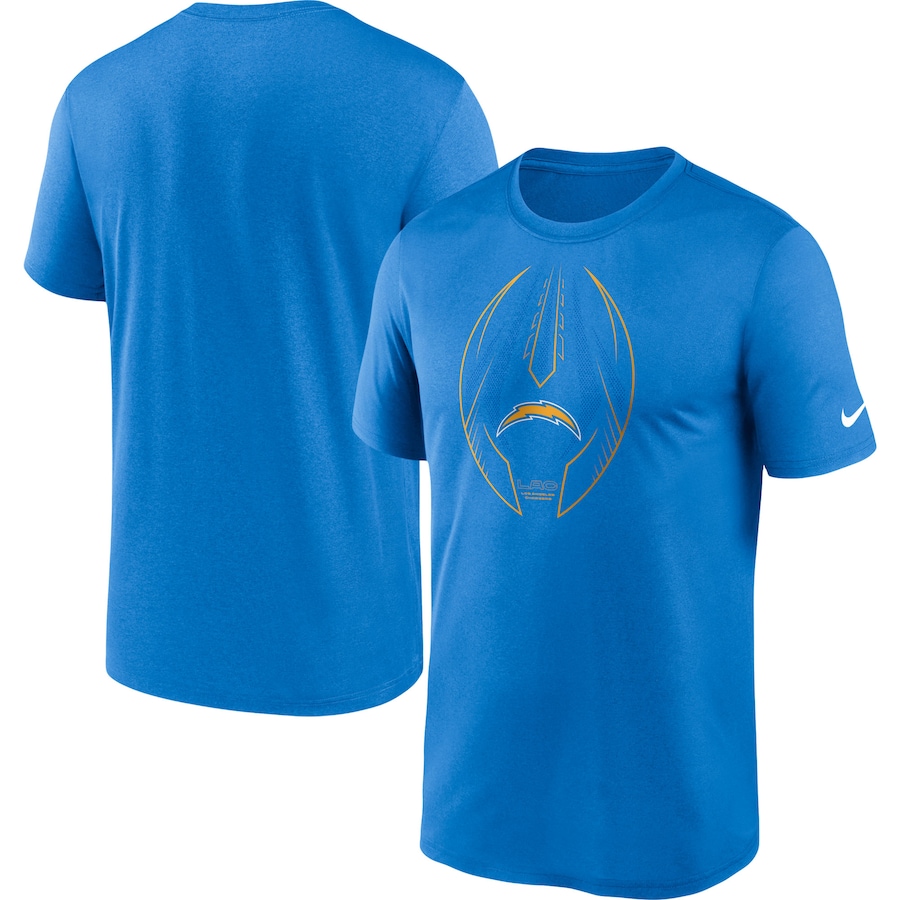Los Angeles Chargers Football Powder Blue Team Legend Icon Performance T-Shirt - Man