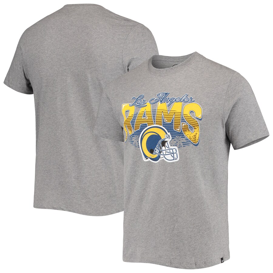 Los Angeles Rams '47 Heathered Gray Super Rival Team T-Shirt - Man