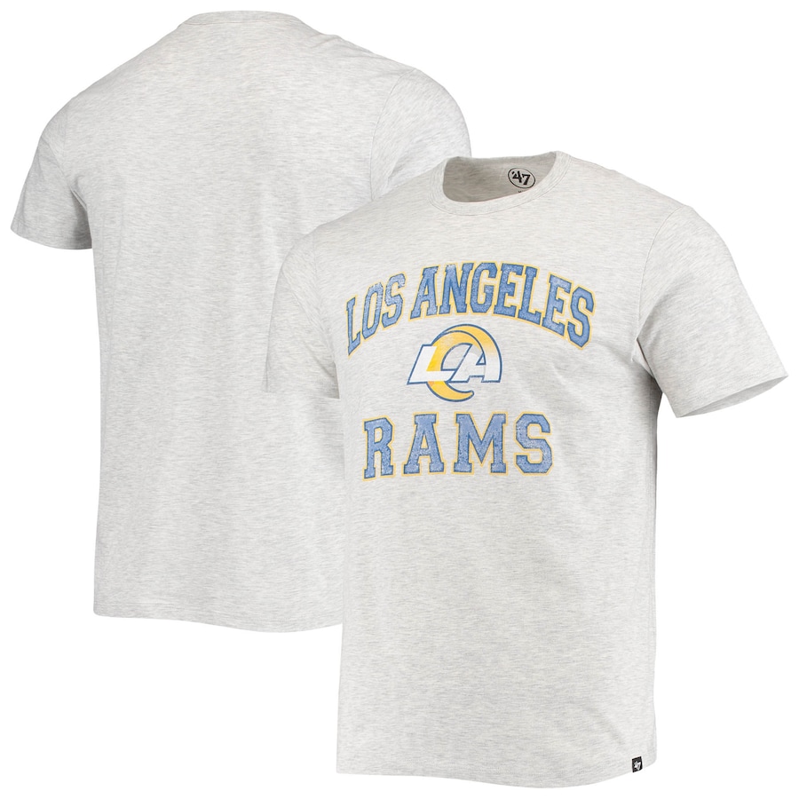 Los Angeles Rams '47 Heathered Gray Union Arch Franklin T-Shirt - Man Los Angeles Rams '47 Heathered Gray Union Arch Franklin T-Shirt - Man