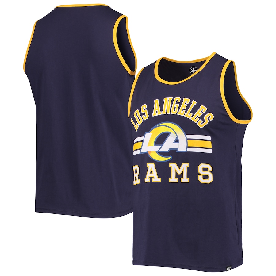 Los Angeles Rams '47 Navy Edge Super Rival Tank Top - Man Los Angeles Rams '47 Navy Edge Super Rival Tank Top - Man