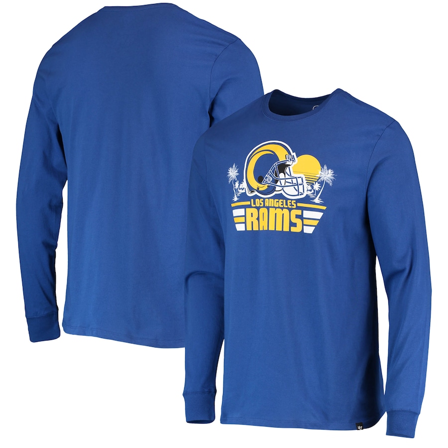 Los Angeles Rams '47 Royal Regional Super Rival Long Sleeve T-Shirt - Man Los Angeles Rams '47 Royal Regional Super Rival Long Sleeve T-Shirt - Man