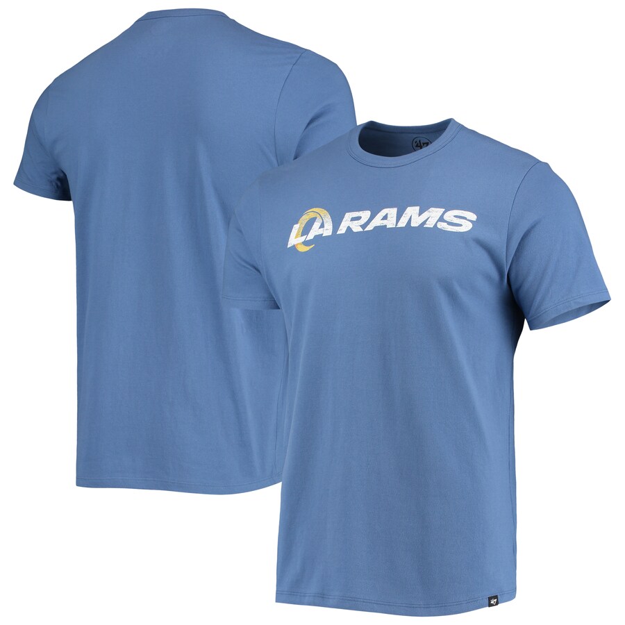 Los Angeles Rams '47 Royal Replay Franklin T-Shirt - Man Los Angeles Rams '47 Royal Replay Franklin T-Shirt - Man