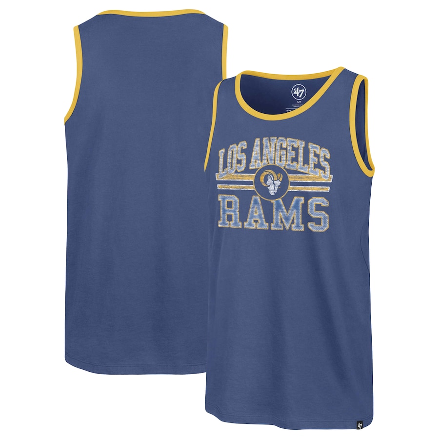 Los Angeles Rams '47 Blue Winger Franklin Tank Top - Man Los Angeles Rams '47 Blue Winger Franklin Tank Top - Man