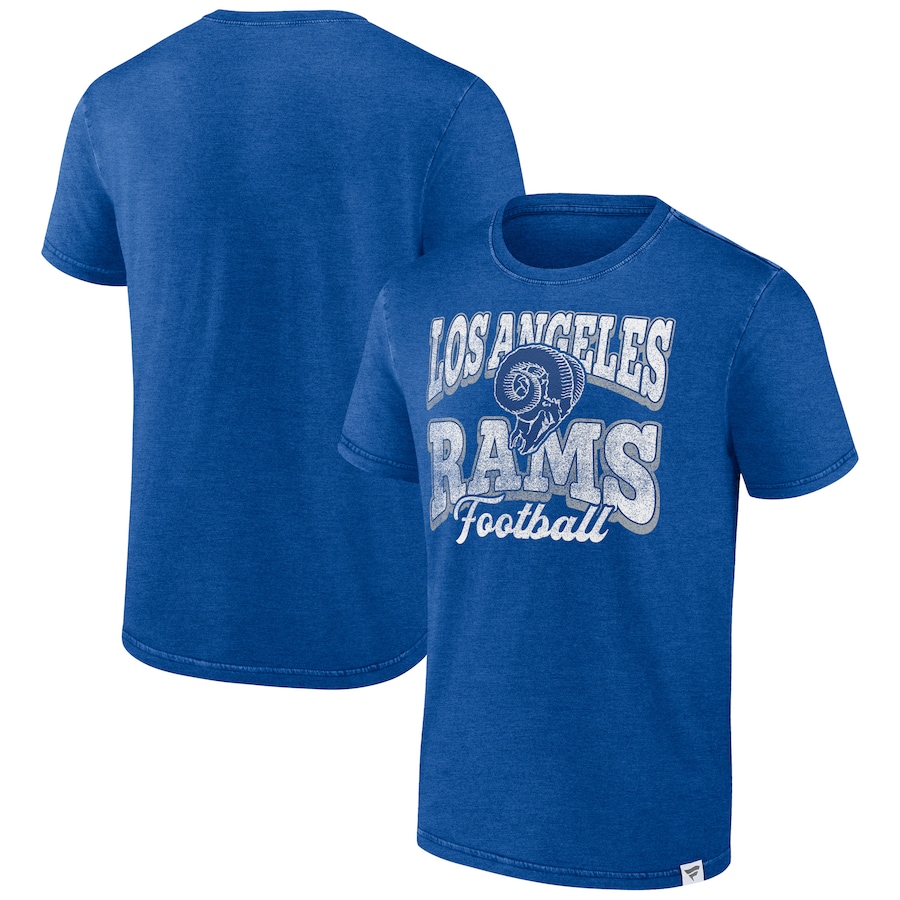 Los Angeles Rams Heather Royal Force Out T-Shirt - Man Los Angeles Rams Heather Royal Force Out T-Shirt - Man