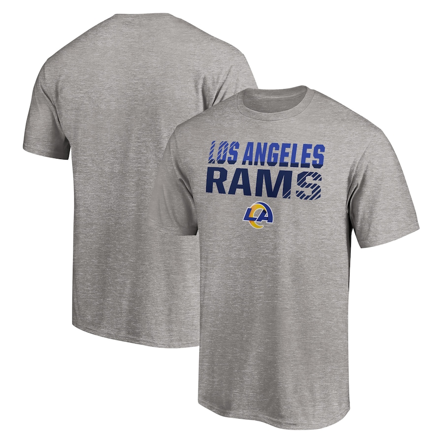 Los Angeles Rams Heathered Gray Fade Out T-Shirt - Man