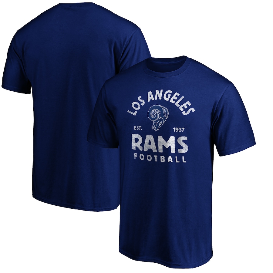 Los Angeles Rams Navy Vintage Arch T-Shirt - Man Los Angeles Rams Navy Vintage Arch T-Shirt - Man