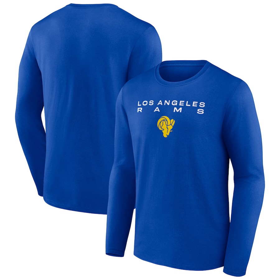 Los Angeles Rams Royal Advance to Victory Long Sleeve T-Shirt - Man
