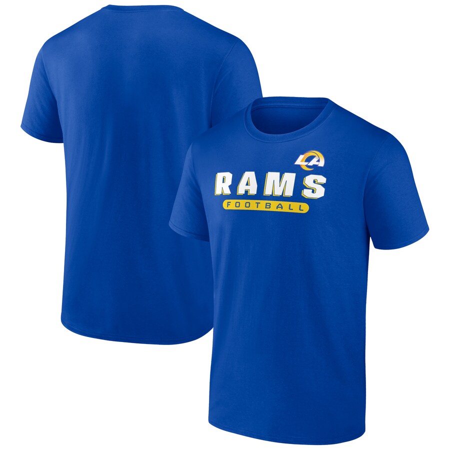 Los Angeles Rams Royal Spirit T-Shirt - Man Los Angeles Rams Royal Spirit T-Shirt - Man