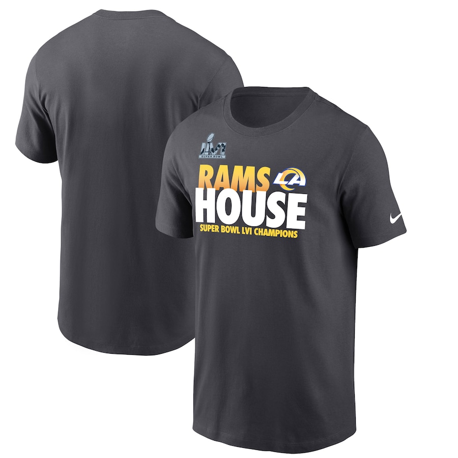 Los Angeles Rams Football Anthracite Super Bowl LVI Champions Alternate Local Pack T-Shirt - Man Los Angeles Rams Football Anthracite Super Bowl LVI Champions Alternate Local Pack T-Shirt - Man