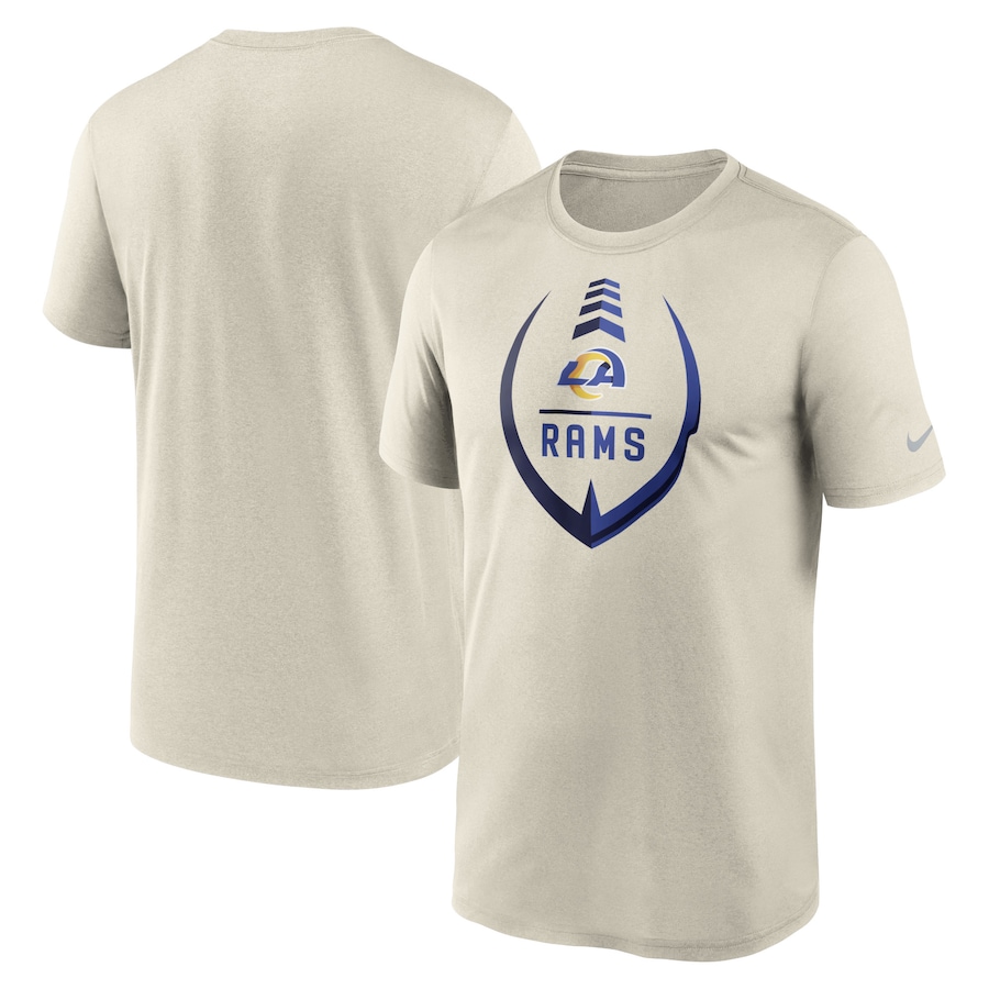 Los Angeles Rams Football Bone Icon Legend Performance T-Shirt - Man