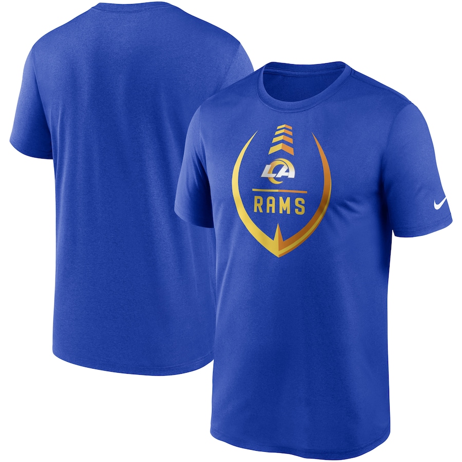 Los Angeles Rams Football Royal Icon Legend Performance T-Shirt - Man