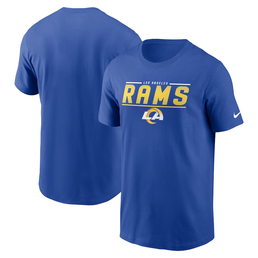 Los Angeles Rams Football Royal Muscle T-Shirt - Man Los Angeles Rams Football Royal Muscle T-Shirt - Man