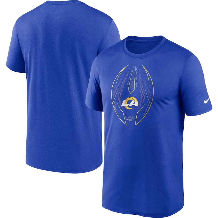 Los Angeles Rams Football Royal Team Legend Icon Performance T-Shirt - Man