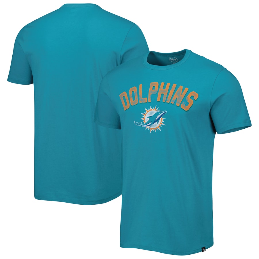 Miami Dolphins '47 Aqua All Arch Franklin T-Shirt - Man