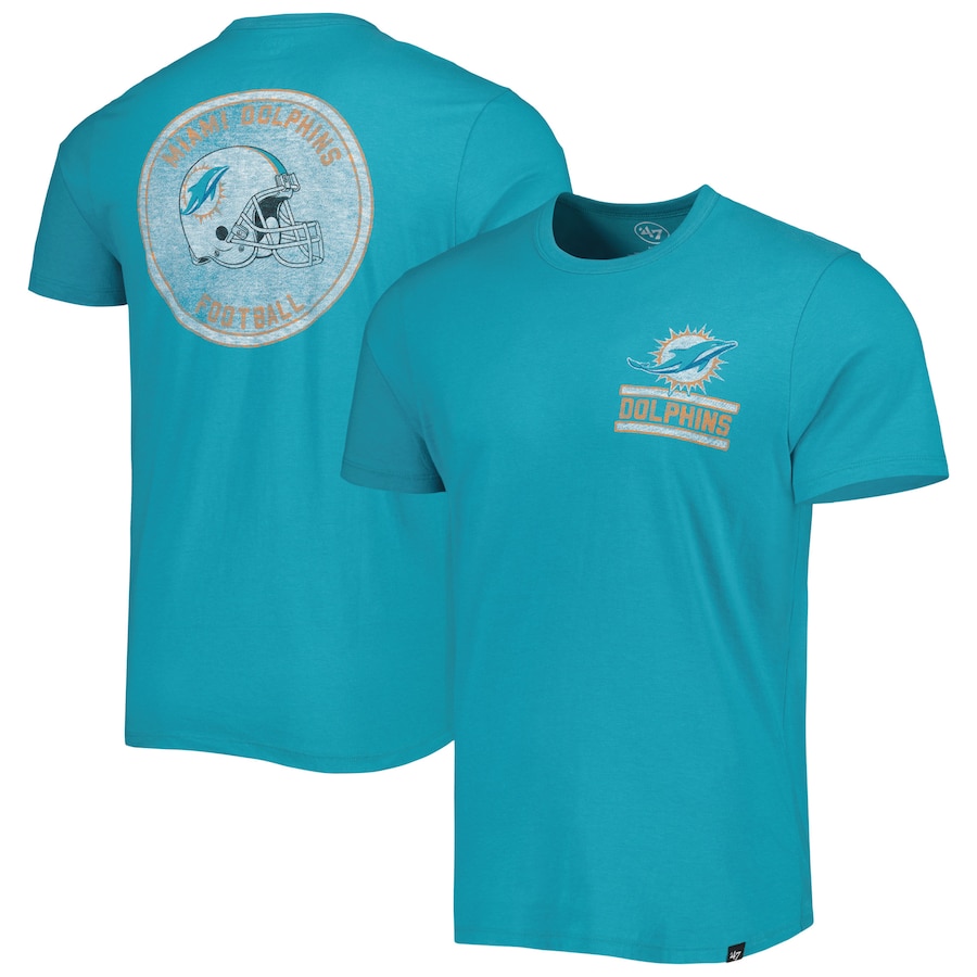 Miami Dolphins '47 Aqua Open Field Franklin T-Shirt - Man