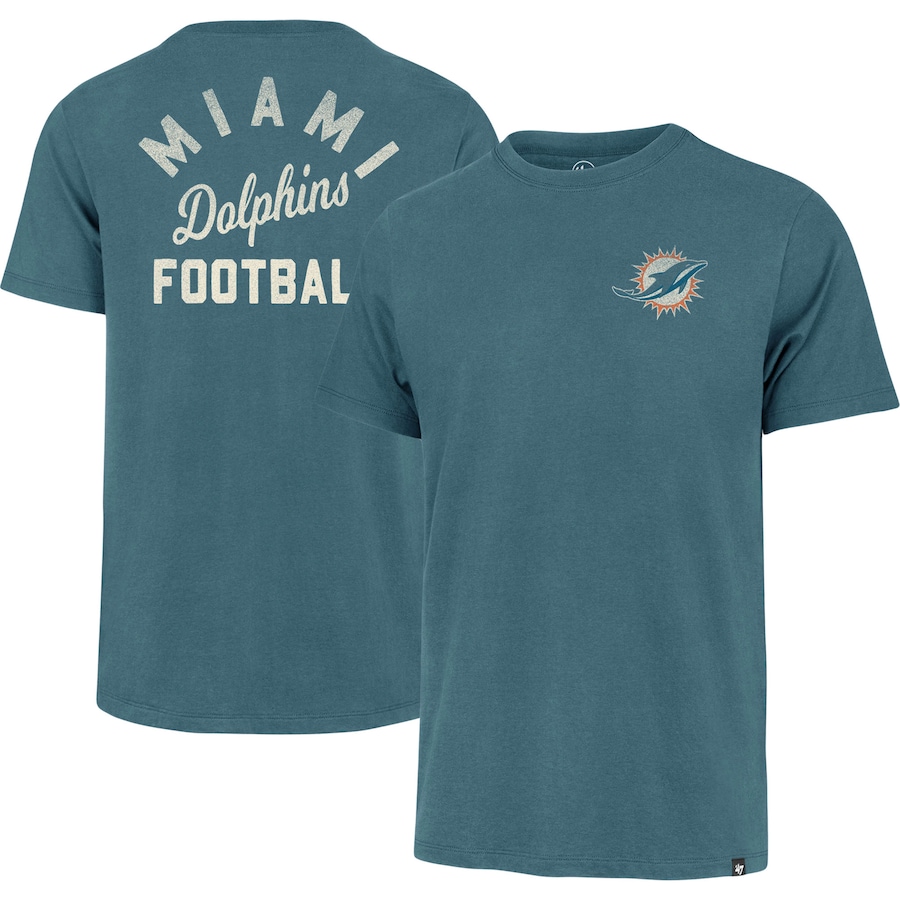 Miami Dolphins '47 Aqua Turn Back Franklin T-Shirt - Man
